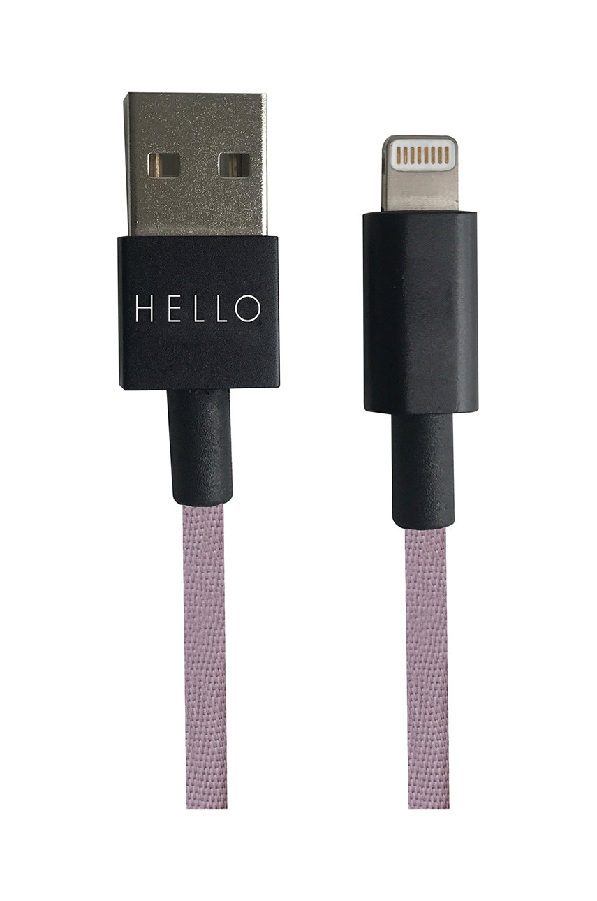 Design Letters  Nabíjecí kabel USB-C  Lightning 1 m