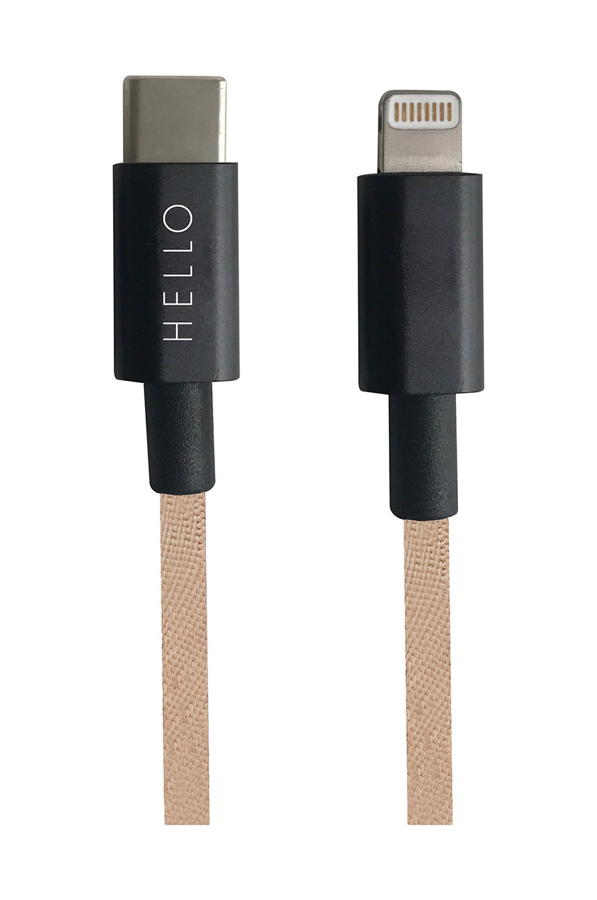Design Letters  Nabíjecí kabel USB-C  Lightning 1 m