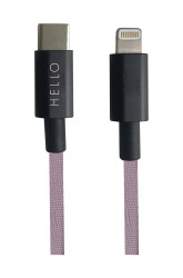 Design Letters  Nabíjecí kabel USB-C  Lightning 1m