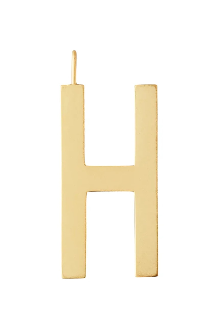 Design Letters  Pozlacený stříbrný přívěsek