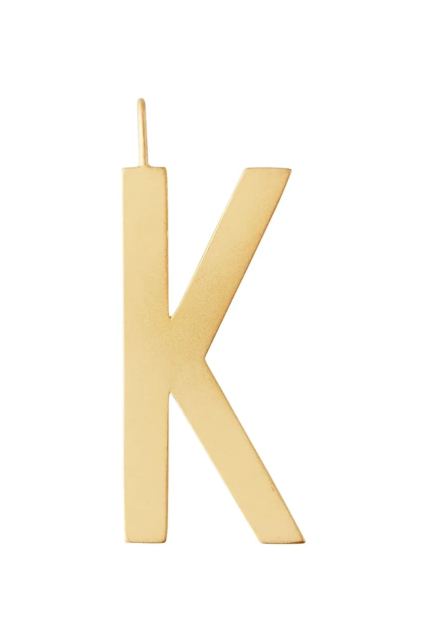 Design Letters  Pozlacený stříbrný přívěsek