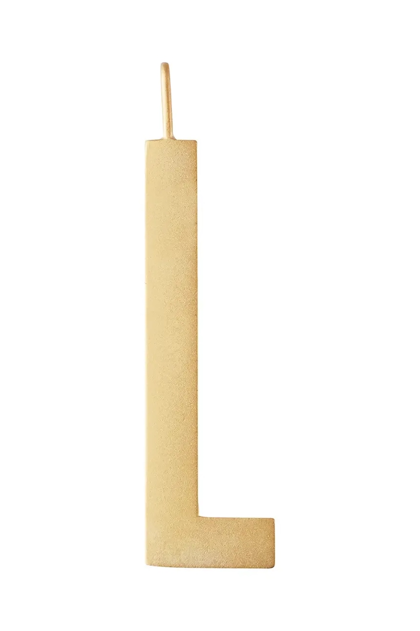Design Letters  Pozlacený stříbrný přívěsek