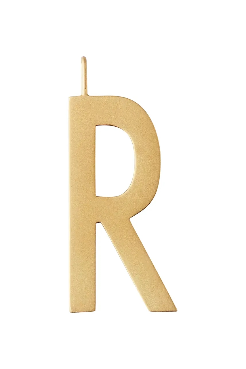 Design Letters  Pozlacený stříbrný přívěsek
