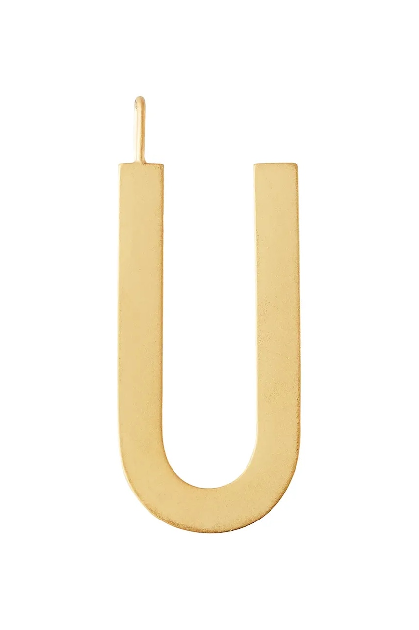 Design Letters  Pozlacený stříbrný přívěsek
