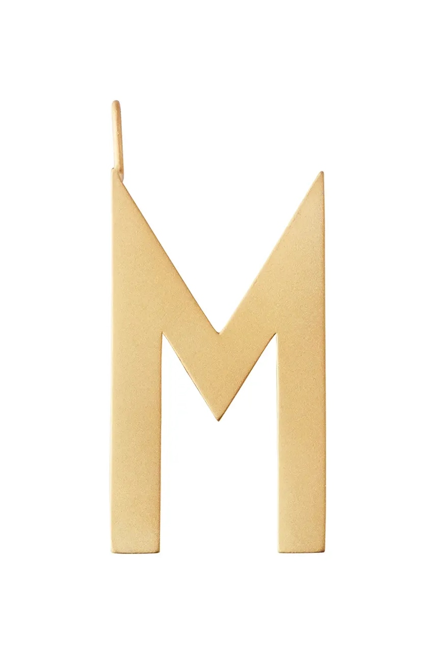 Design Letters  Pozlacený stříbrný přívěsek
