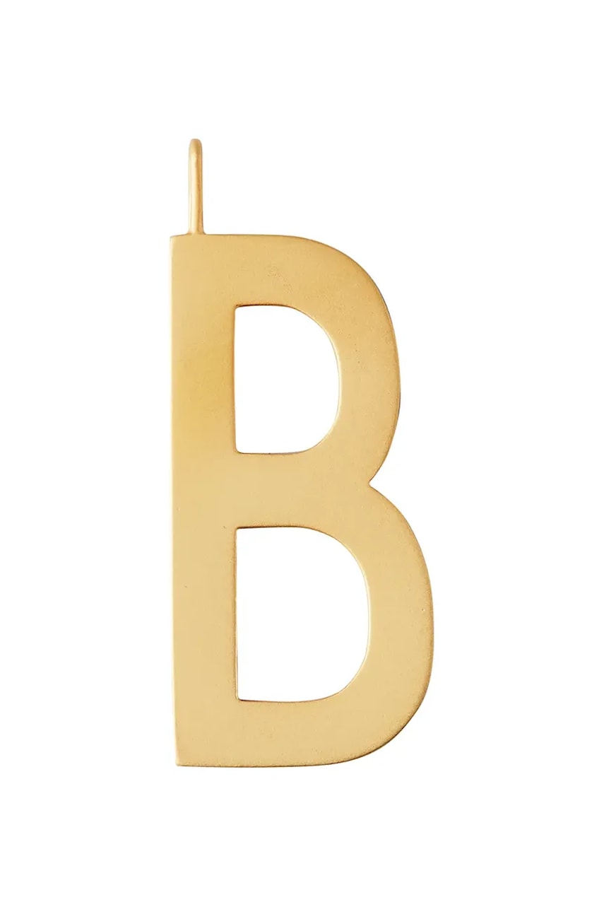 Design Letters  Pozlacený stříbrný přívěsek