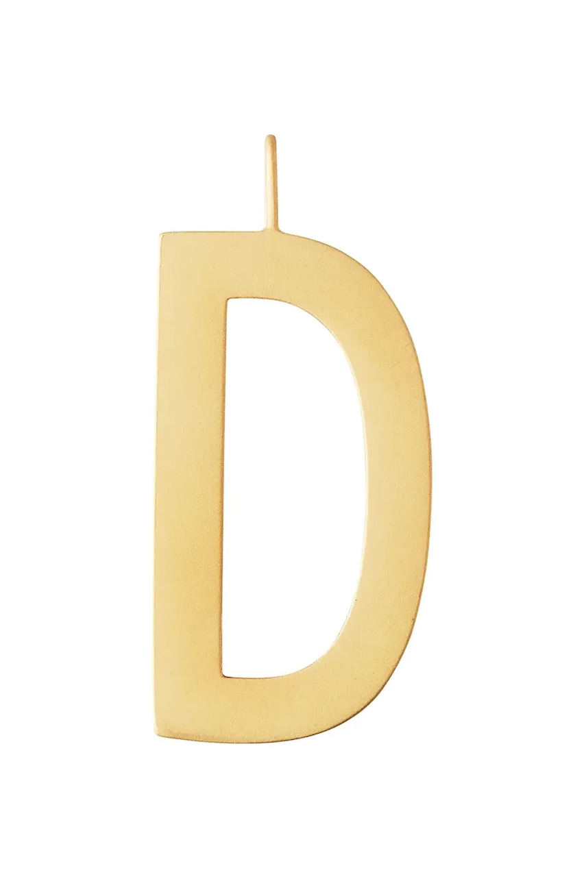 Design Letters  Pozlacený stříbrný přívěsek