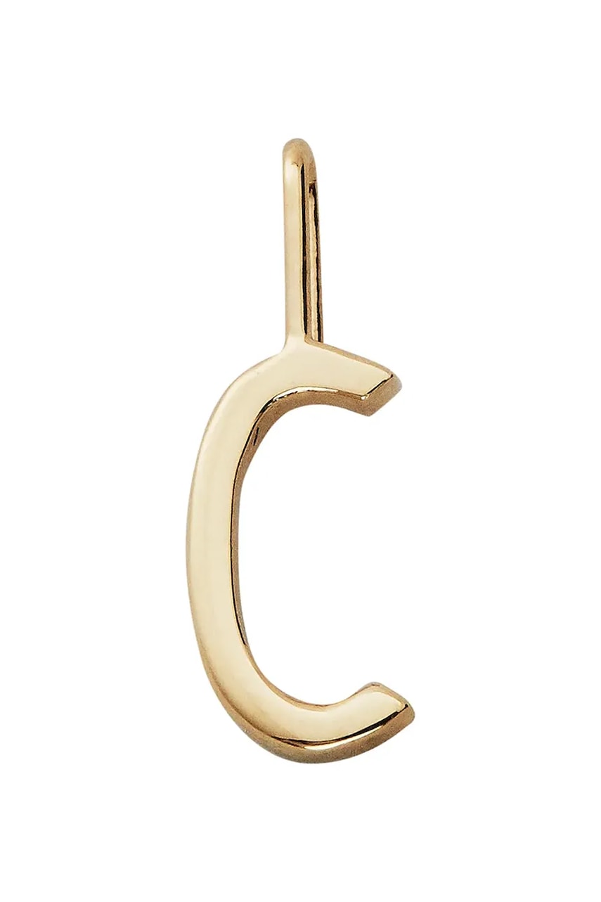 Design Letters  Pozlacený stříbrný přívěsek