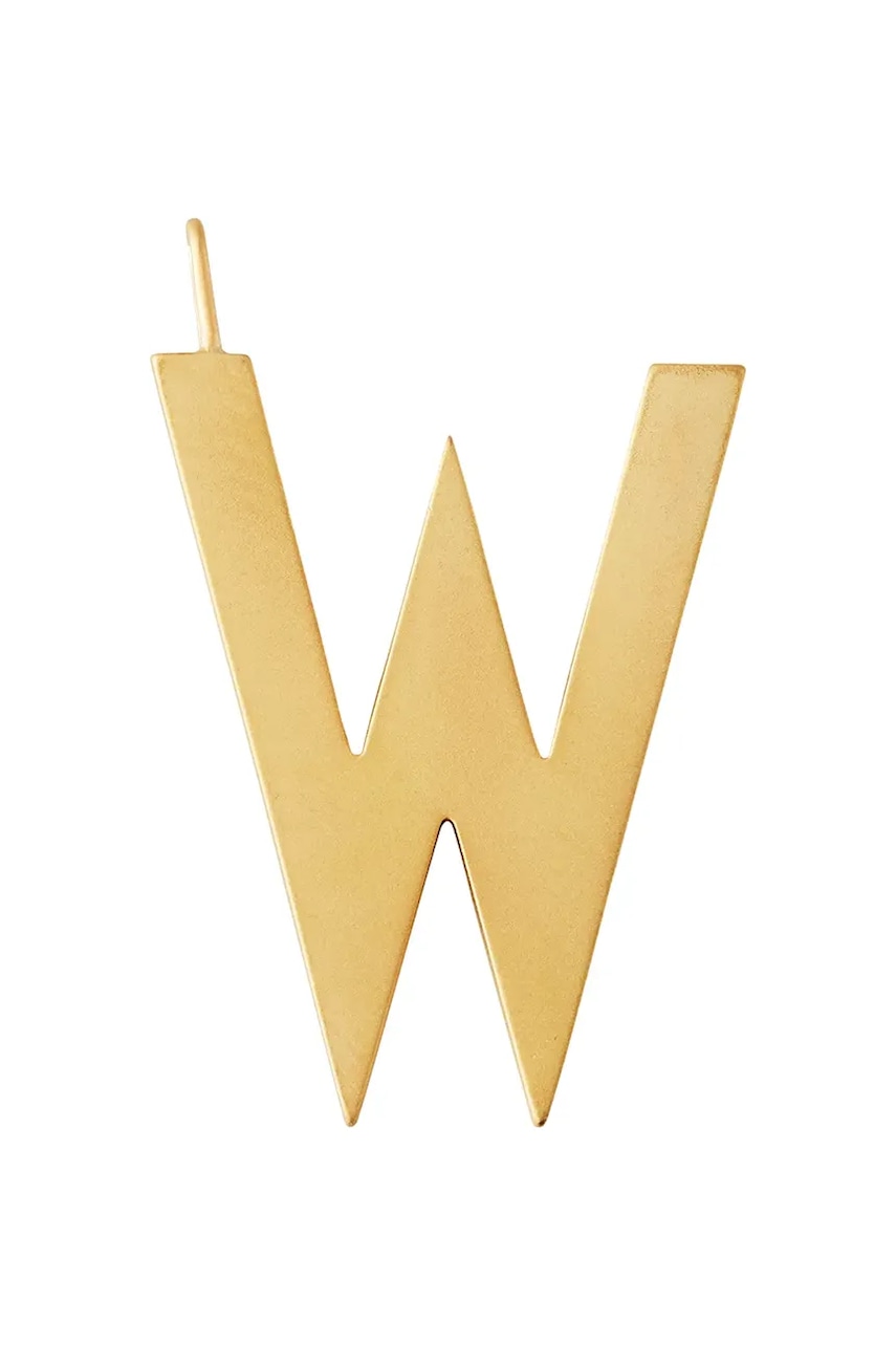 Design Letters  Pozlacený stříbrný přívěsek