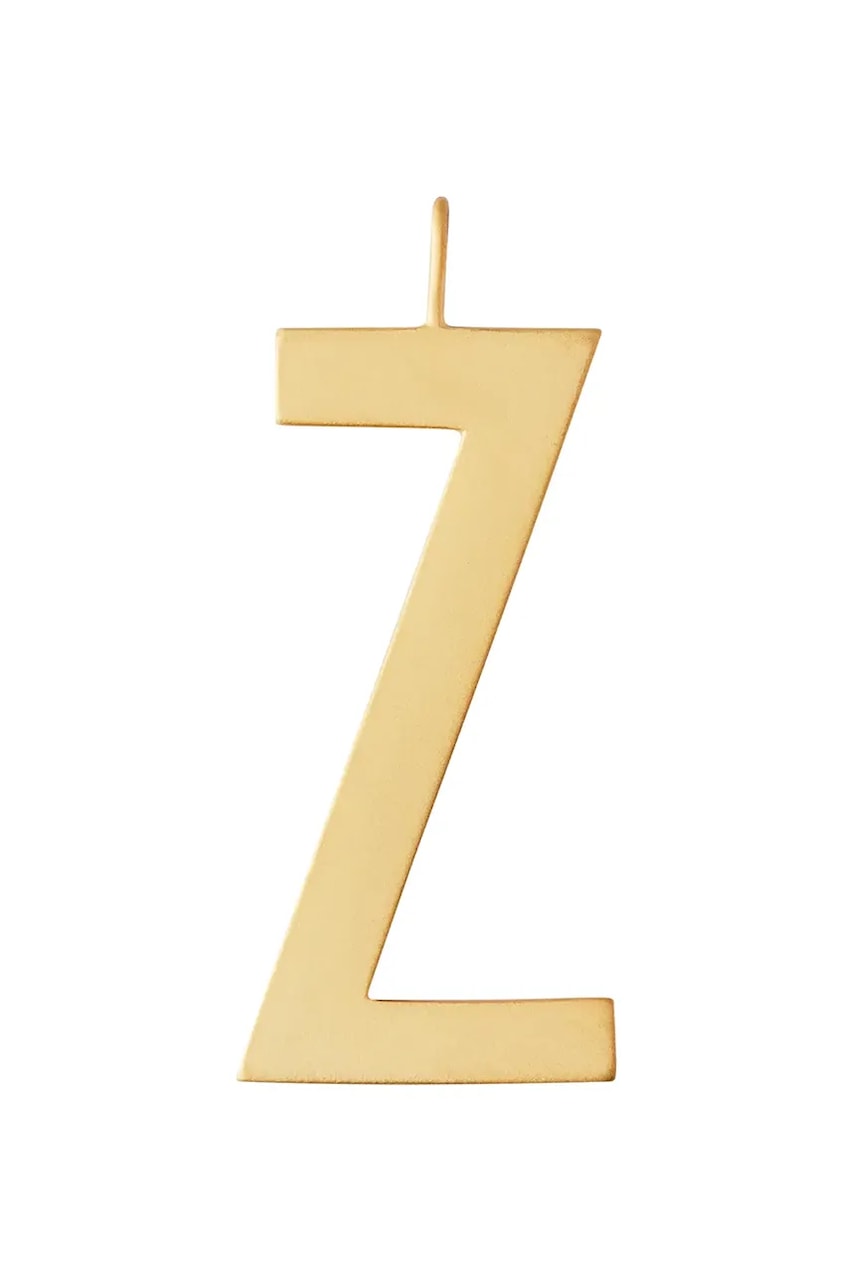 Design Letters  Pozlacený stříbrný přívěsek