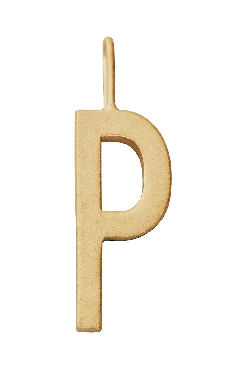 Design Letters  Pozlacený stříbrný přívěsek