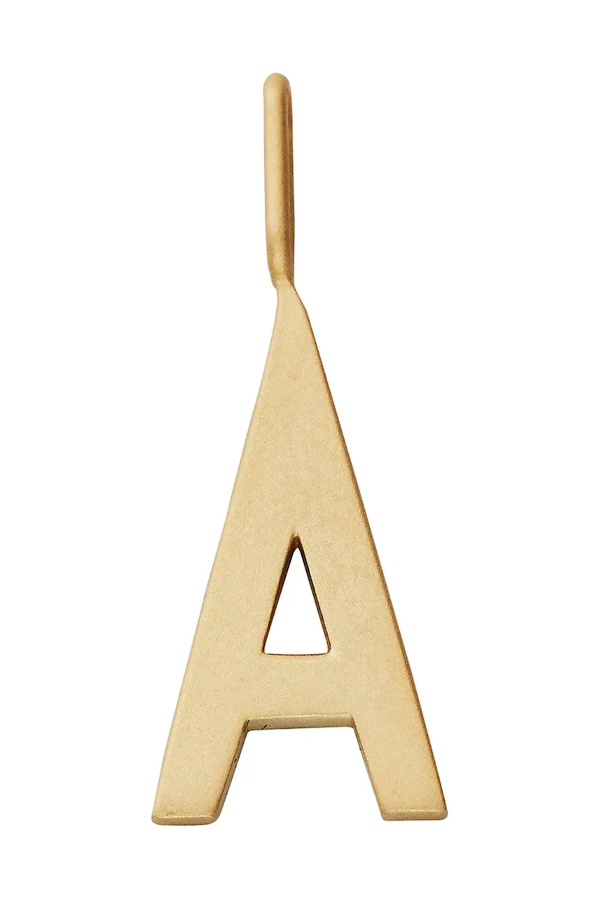 Design Letters  Pozlacený stříbrný přívěsek