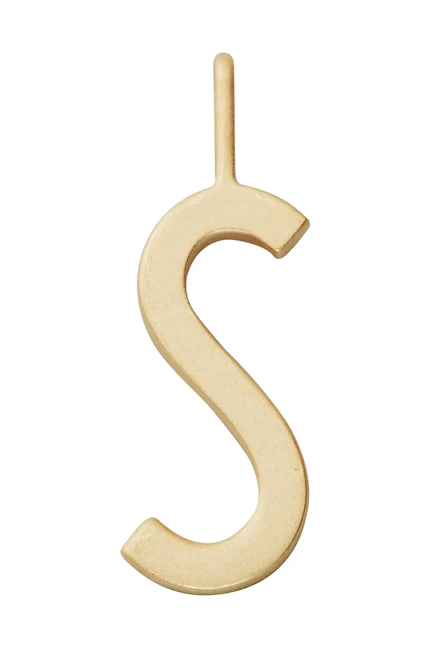 Design Letters  Pozlacený stříbrný přívěsek