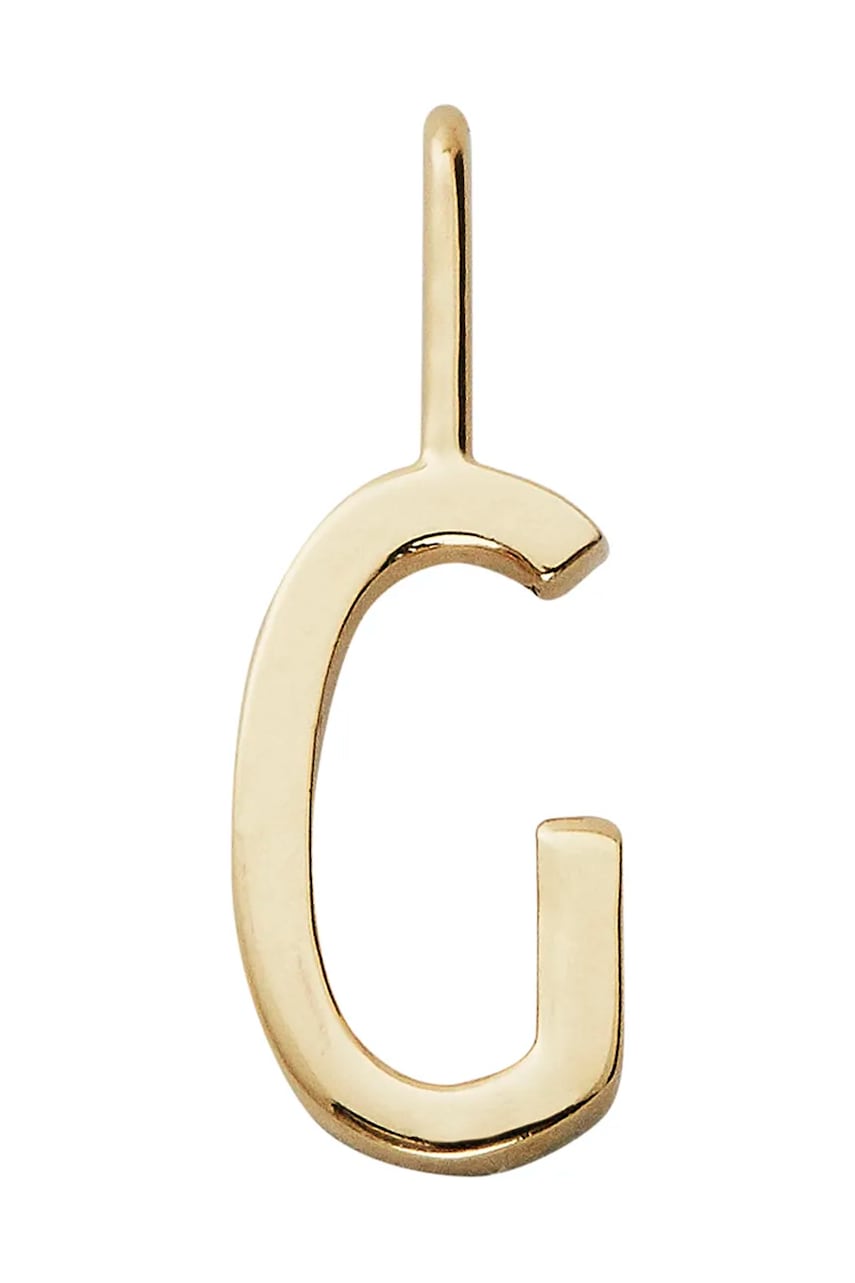 Design Letters  Pozlacený stříbrný přívěsek