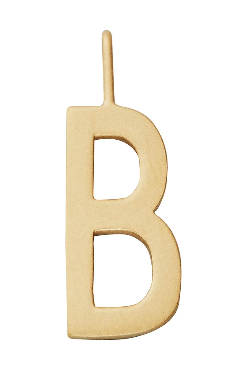 Design Letters  Pozlacený stříbrný přívěsek
