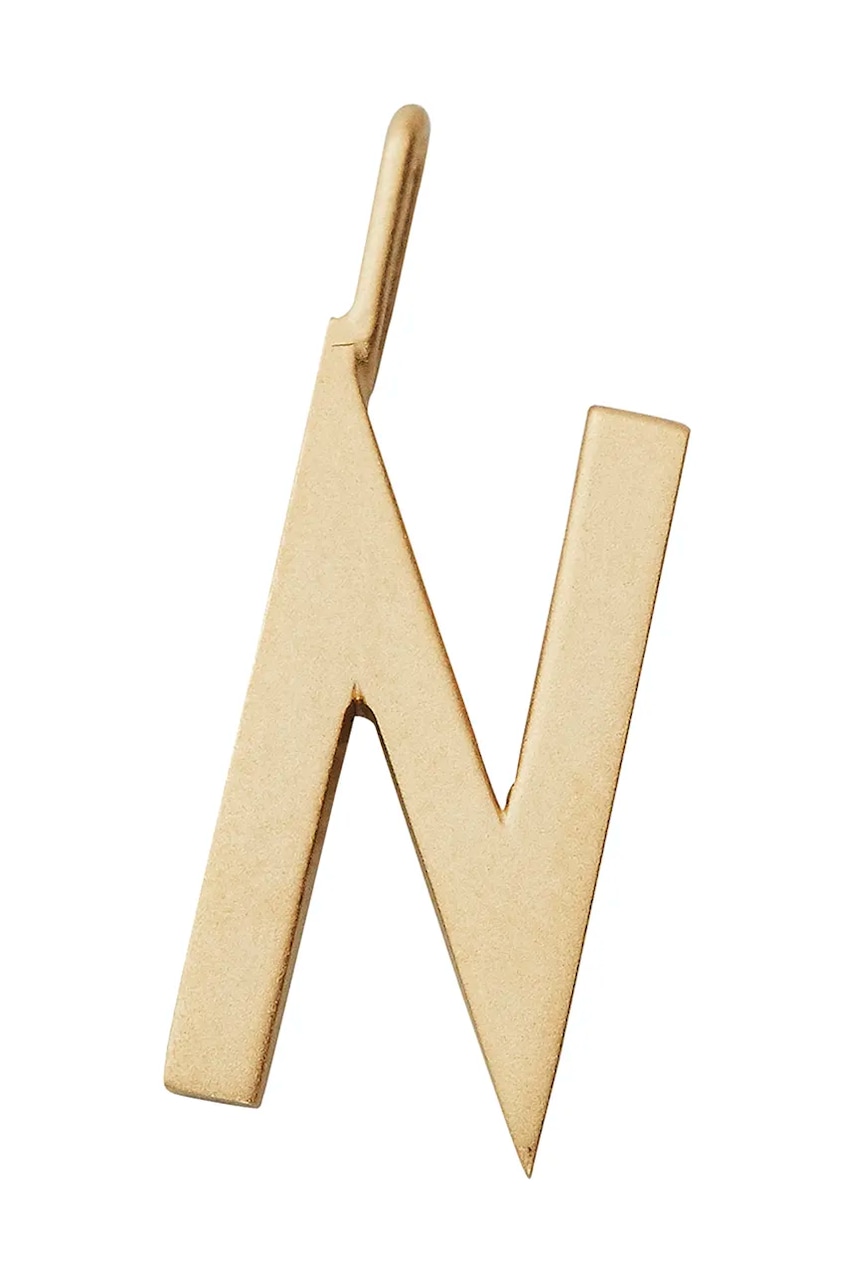 Design Letters  Pozlacený stříbrný přívěsek