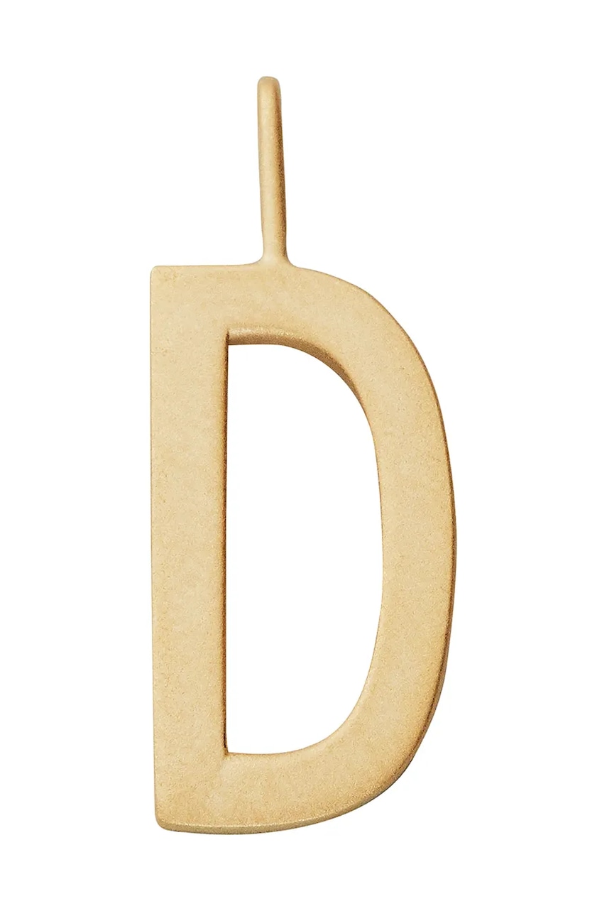 Design Letters  Pozlacený stříbrný přívěsek
