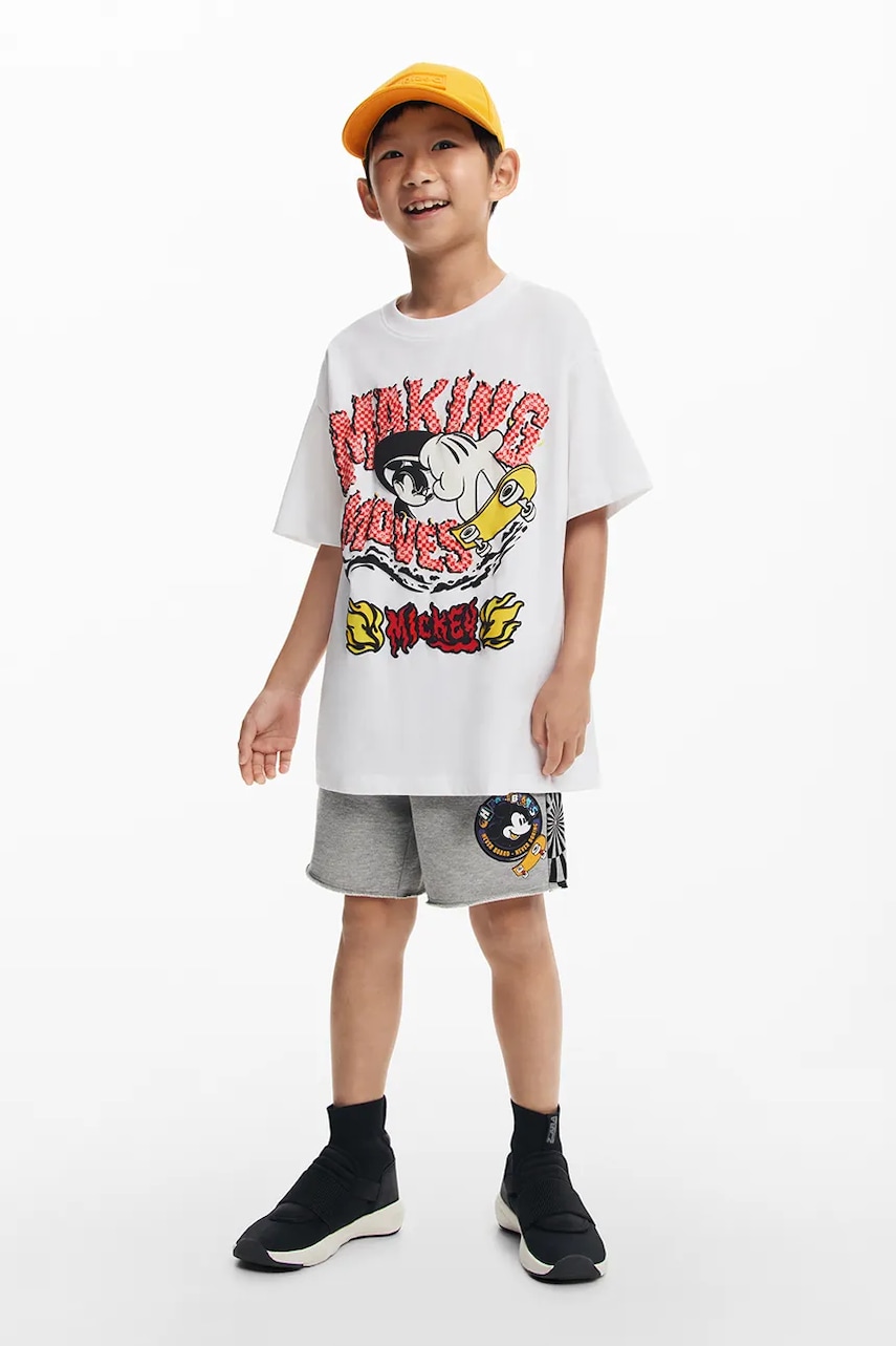 Desigual  Dětské bavlněné tričko  x Disney
