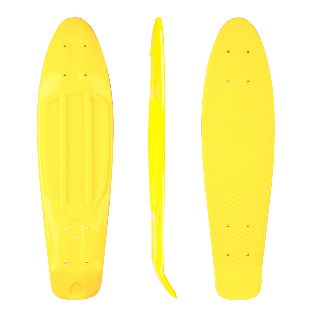Deska pro penny board WORKER Aspy 22.5*6" žlutá
