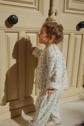 Dětská bavlněná bunda Konges Sløjd RHW X KS MIOBLU JACKET béžová barva, Rosie Huntington Whiteley KS103613