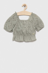 Dětská bavlněná halenka Guess