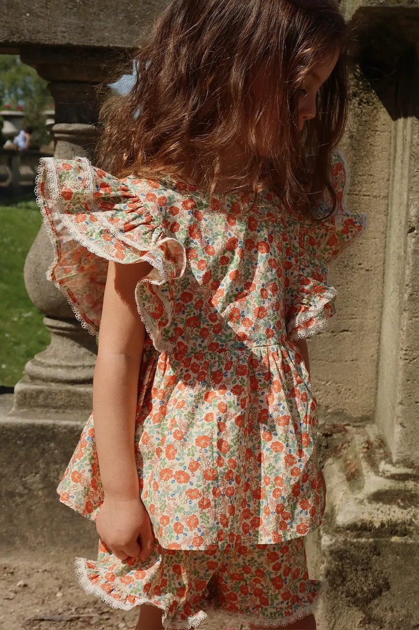 Dětská bavlněná halenka Konges Sløjd VERBENA TOP GOTS