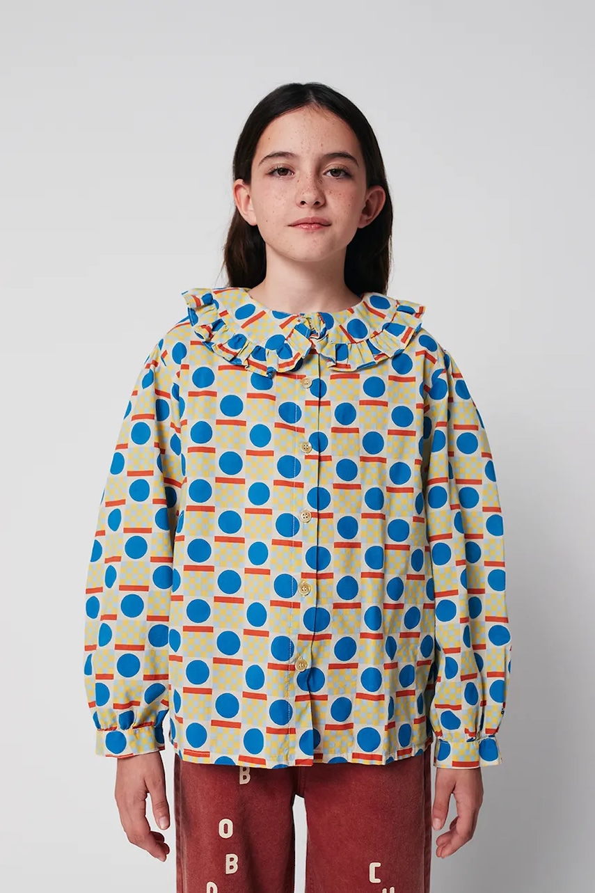 Dětská bavlněná košile Bobo Choses Geometric Scacs