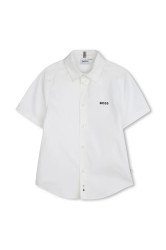 Dětská bavlněná košile BOSS