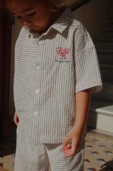 Dětská bavlněná košile Konges Sløjd RHW X KS DUO SHIRT GOTS