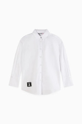 Dětská bavlněná košile Patrizia Pepe A095