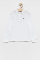 Dětská bavlněná košile s dlouhým rukávem Lacoste