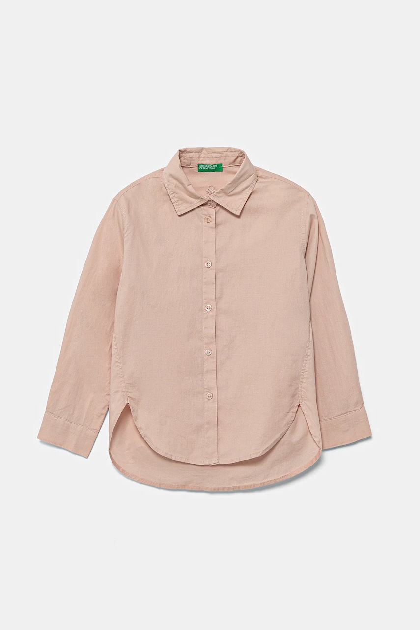Dětská bavlněná košile United Colors of Benetton