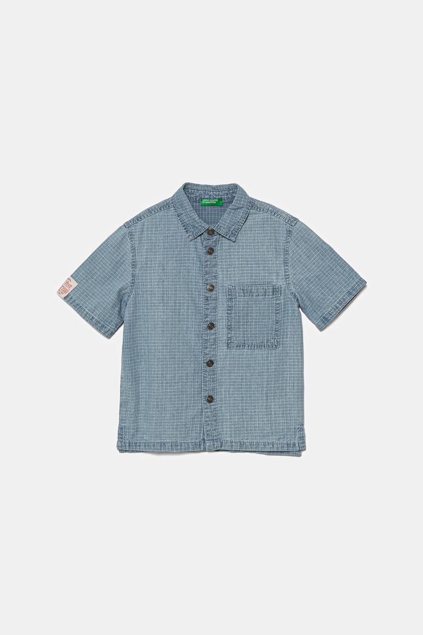 Dětská bavlněná košilka United Colors of Benetton