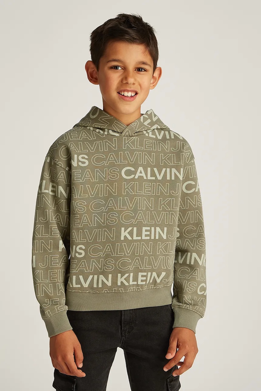 Dětská bavlněná mikina Calvin Klein Jeans 0