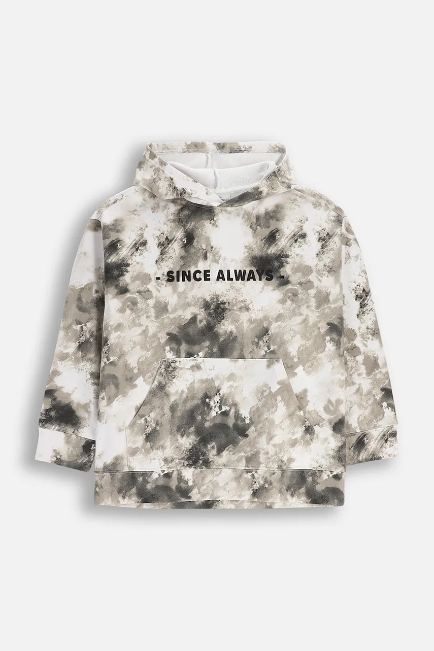 Dětská bavlněná mikina Coccodrillo více barev, s kapucí, YETI BOY JUNIOR