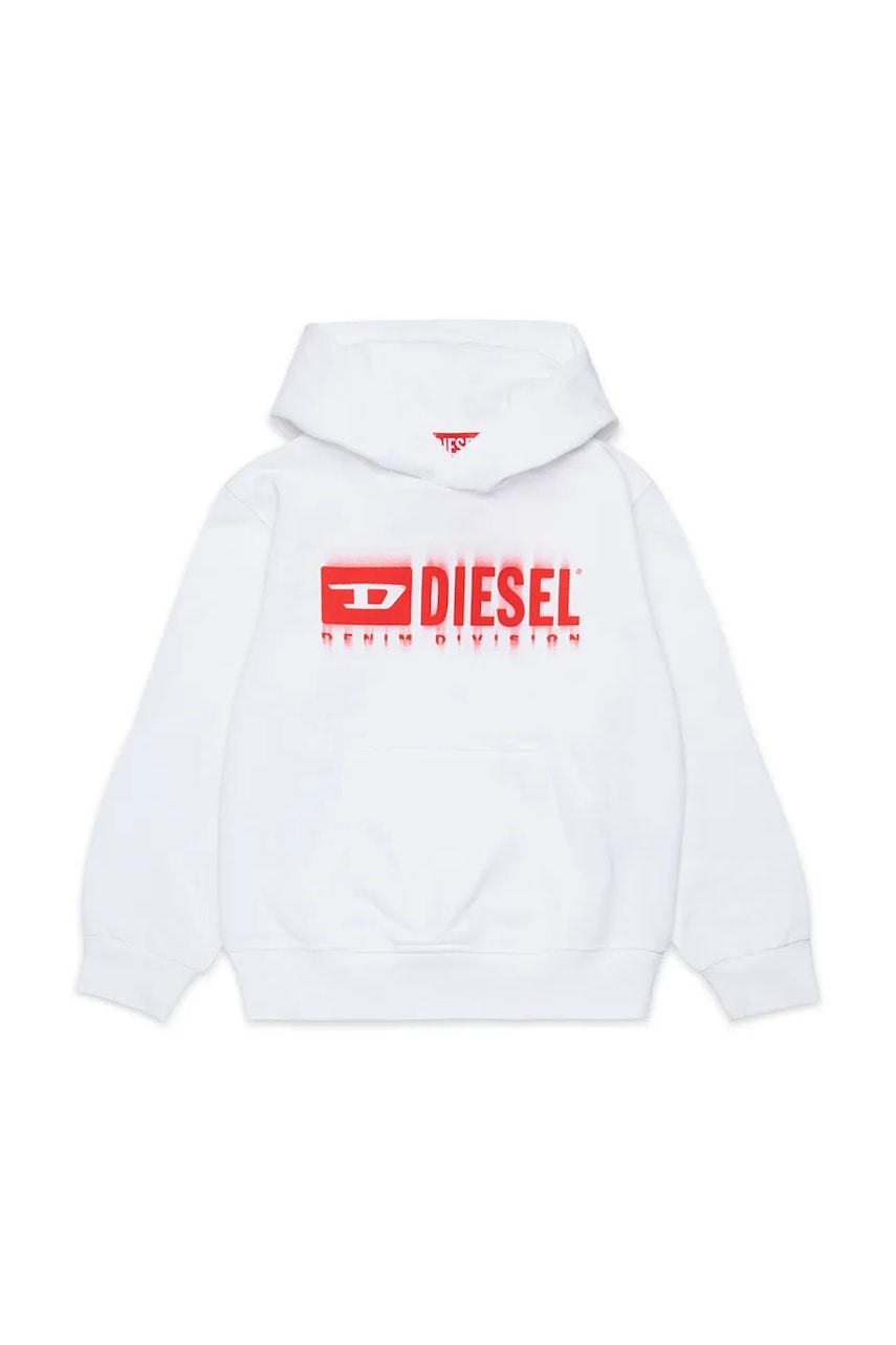 Dětská bavlněná mikina Diesel SGINNHOODL5 OVER SWEAT-SHIRT