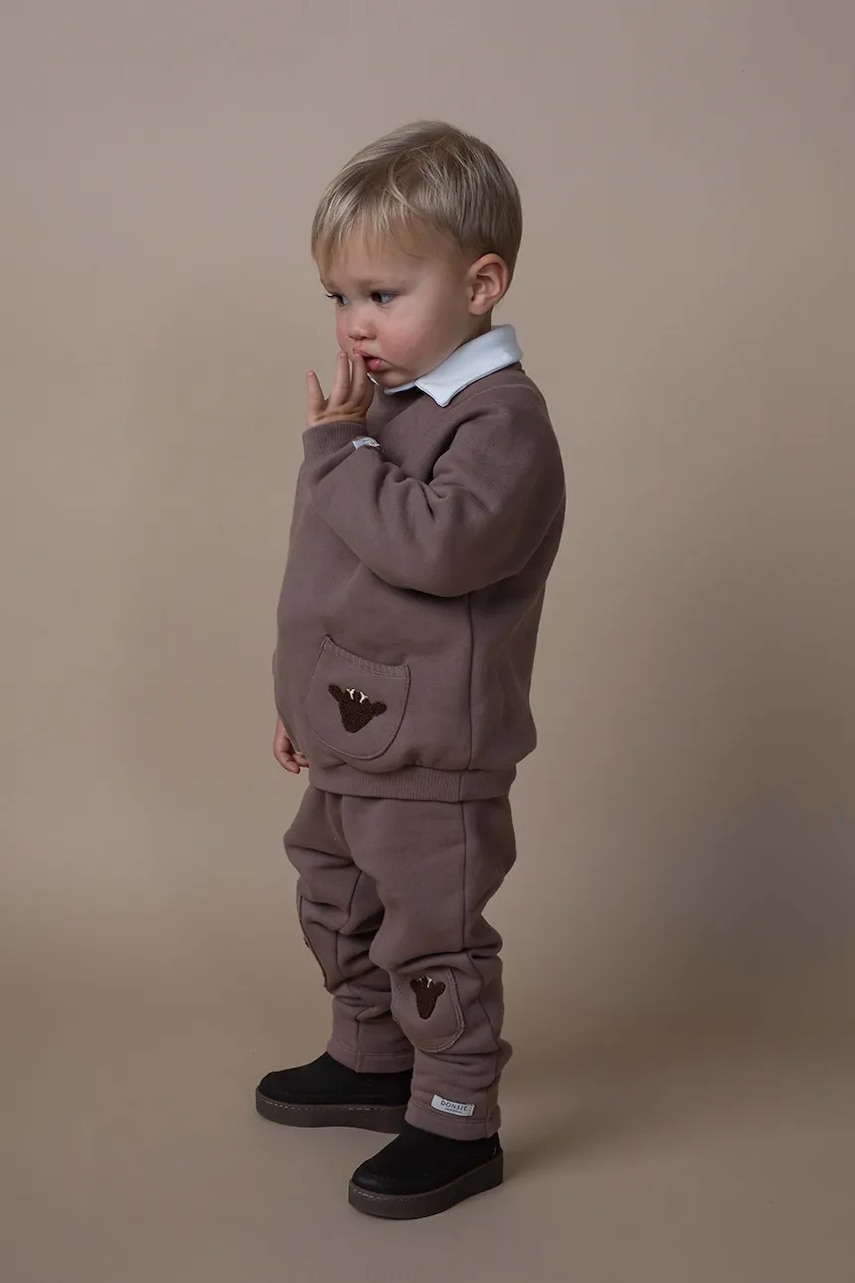 Dětská bavlněná mikina Donsje Foppe Sweater Stags