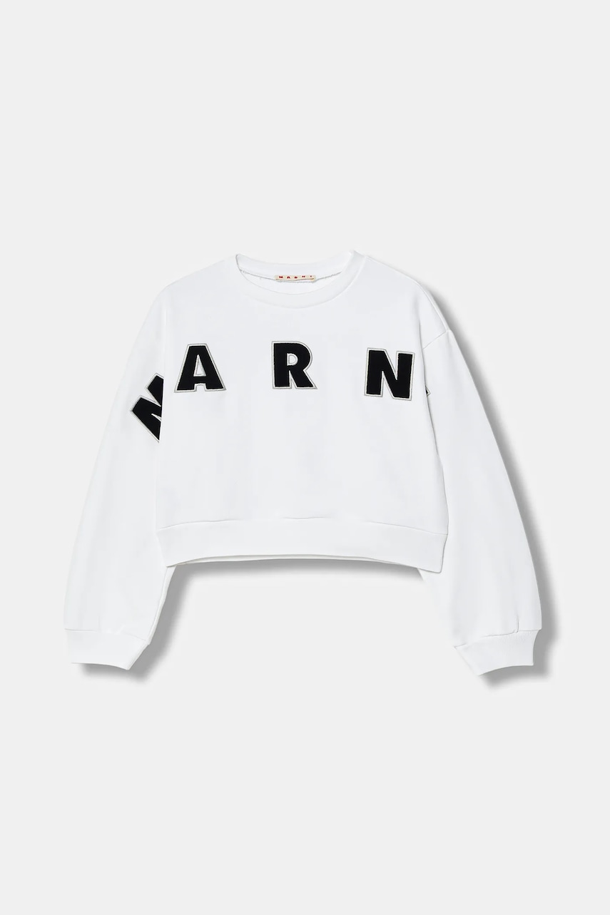 Dětská bavlněná mikina Marni MS220F SWEAT-SHIRT