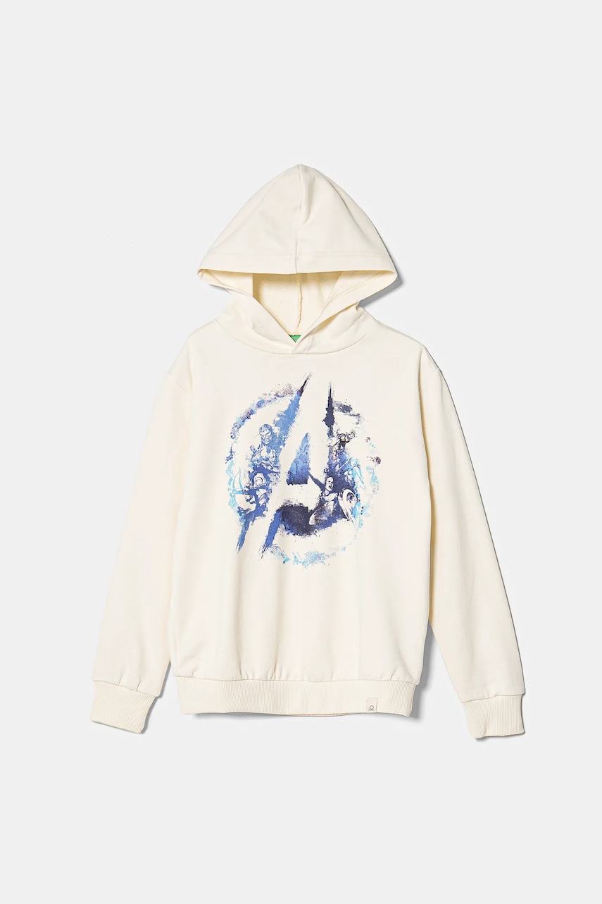 Dětská bavlněná mikina United Colors of Benetton x Marvel