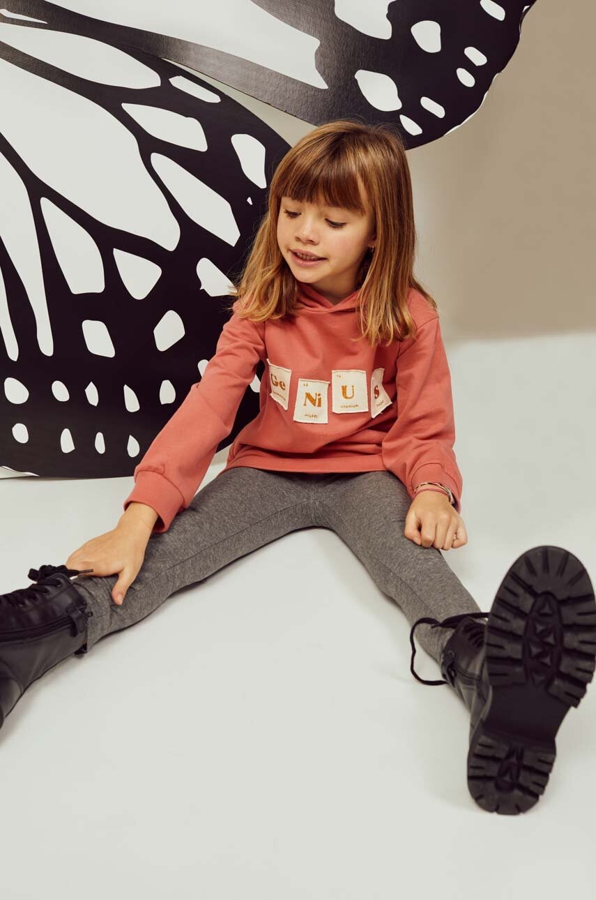 Dětská bavlněná mikina zippy