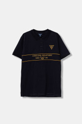 Dětská bavlněná polokošile Guess