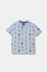 Dětská bavlněná polokošile Guess