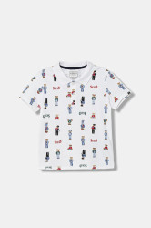 Dětská bavlněná polokošile Guess