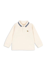 Dětská bavlněná polokošile Konges Sløjd FLORIAN LS POLO GOTS
