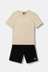 Dětská bavlněná souprava EA7 Emporio Armani