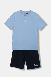Dětská bavlněná souprava EA7 Emporio Armani