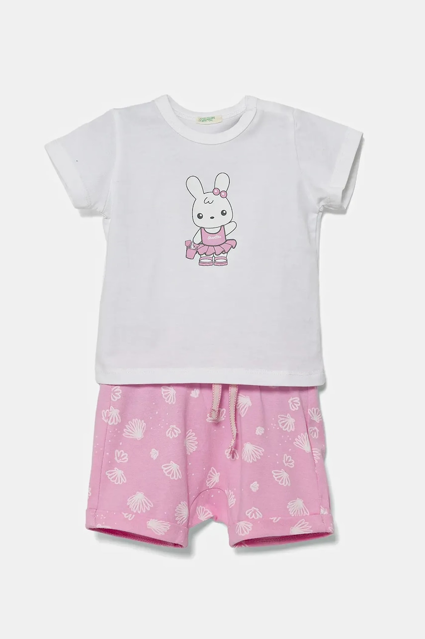 Dětská bavlněná souprava United Colors of Benetton