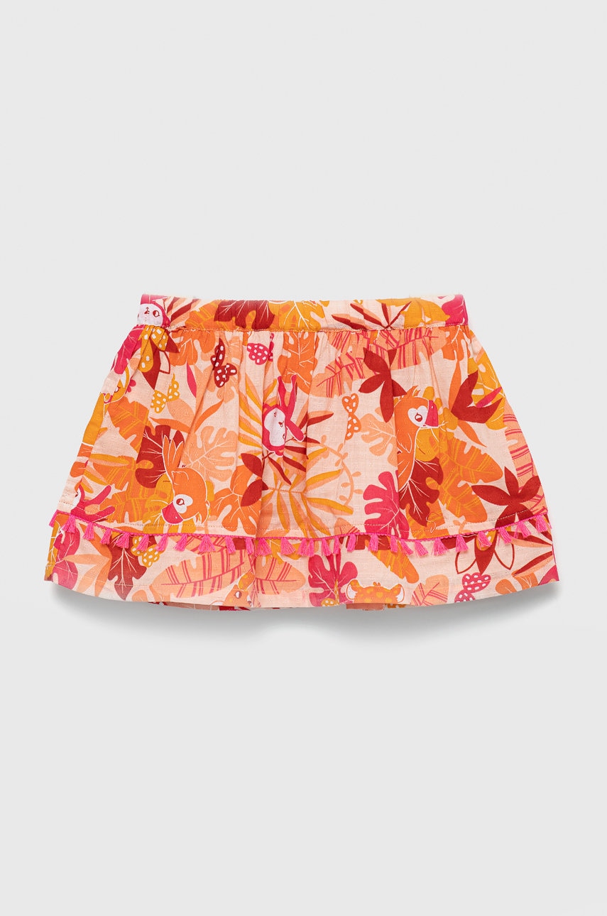 Dětská bavlněná sukně United Colors of Benetton