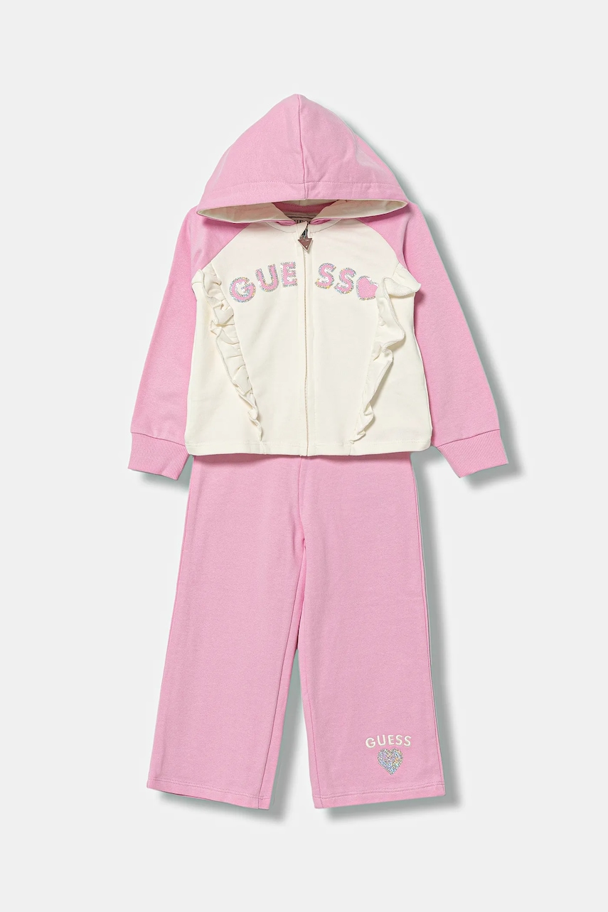 Dětská bavlněná tepláková souprava Guess