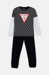 Dětská bavlněná tepláková souprava Guess